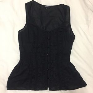 Cute Black Shirt // Express